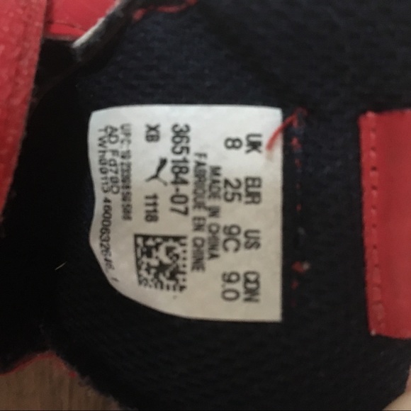 Puma boys Toddler sneakers size 8 - Picture 4 of 5